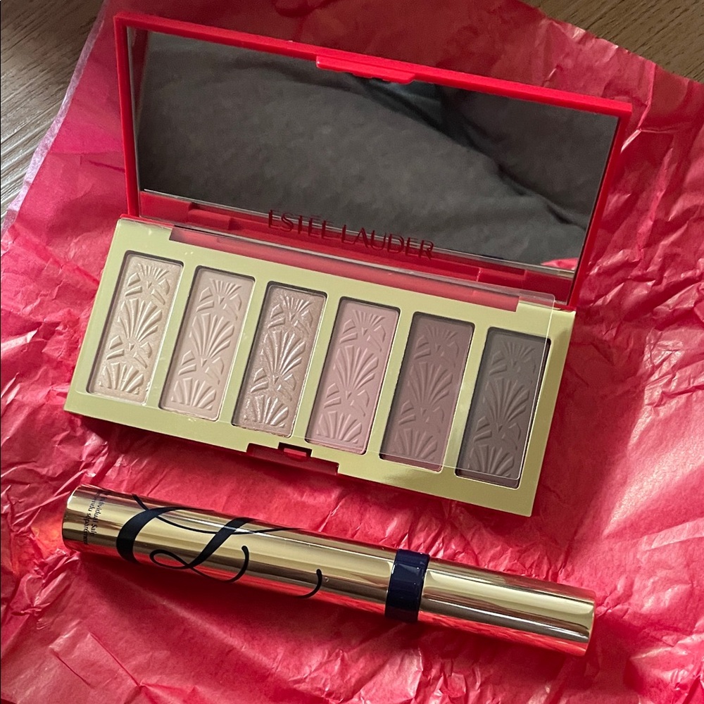 Estee Lauder trick of the eyes Eyeshadow Palette with Mascara - Warm Neutrals